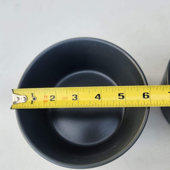 NEW Set of 2 Stone Lain Stoneware Round bowls Dinnerware Gray Replacement Matte - Picture 6 of 10